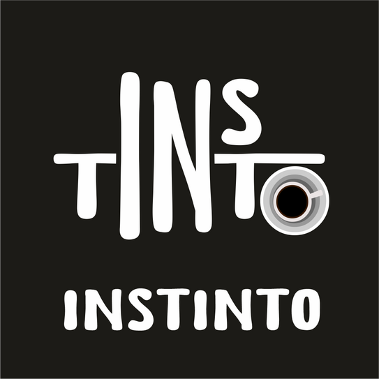 La creación del logo para el café gourmet INSTINTO se basó en un enfoque tipográfico audaz y disruptivo.