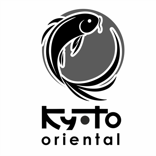El logo para el negocio de comida oriental "Kioto Oriental" se centró en reflejar su nueva identidad y expansión de enfoque.